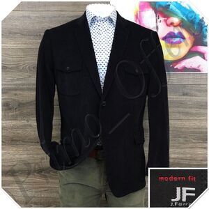 J Ferrar Mens Blazer Sport Coat Two Button Casual Jacket Size 46R Corduroy‎ Suit